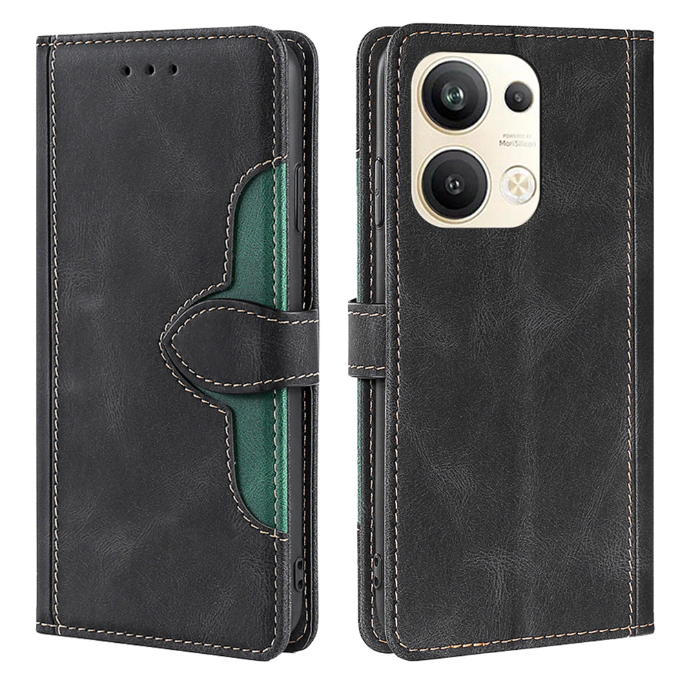 For Oppo Reno9 Pro 5G Straw Hat Pattern Skin-touch PU Leather Phone Case Skin-touch Flip Folio Cover with Stand Wallet For Oppo Reno9 Pro 5G Straw Hat Pattern Skin-touch PU Leather Phone Case Skin-touch Flip Folio Cover with Stand Wallet